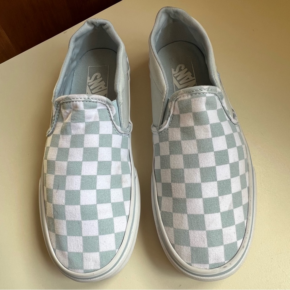 Vans Low Top Checkerboard Trainers - Picture 3 of 6